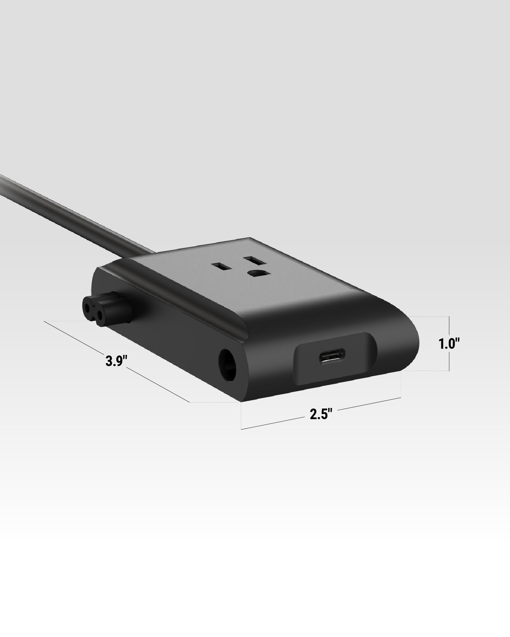 Scosche BL2PE BaseLynx 2.0 Powered End Cap, Modular Charging System Accessory with 120V AC Outlet Adapter Wall Plug and 67W USB-C Charger Port Compatible with Apple iPhone, iPad, MacBook & More, Black - Image 8