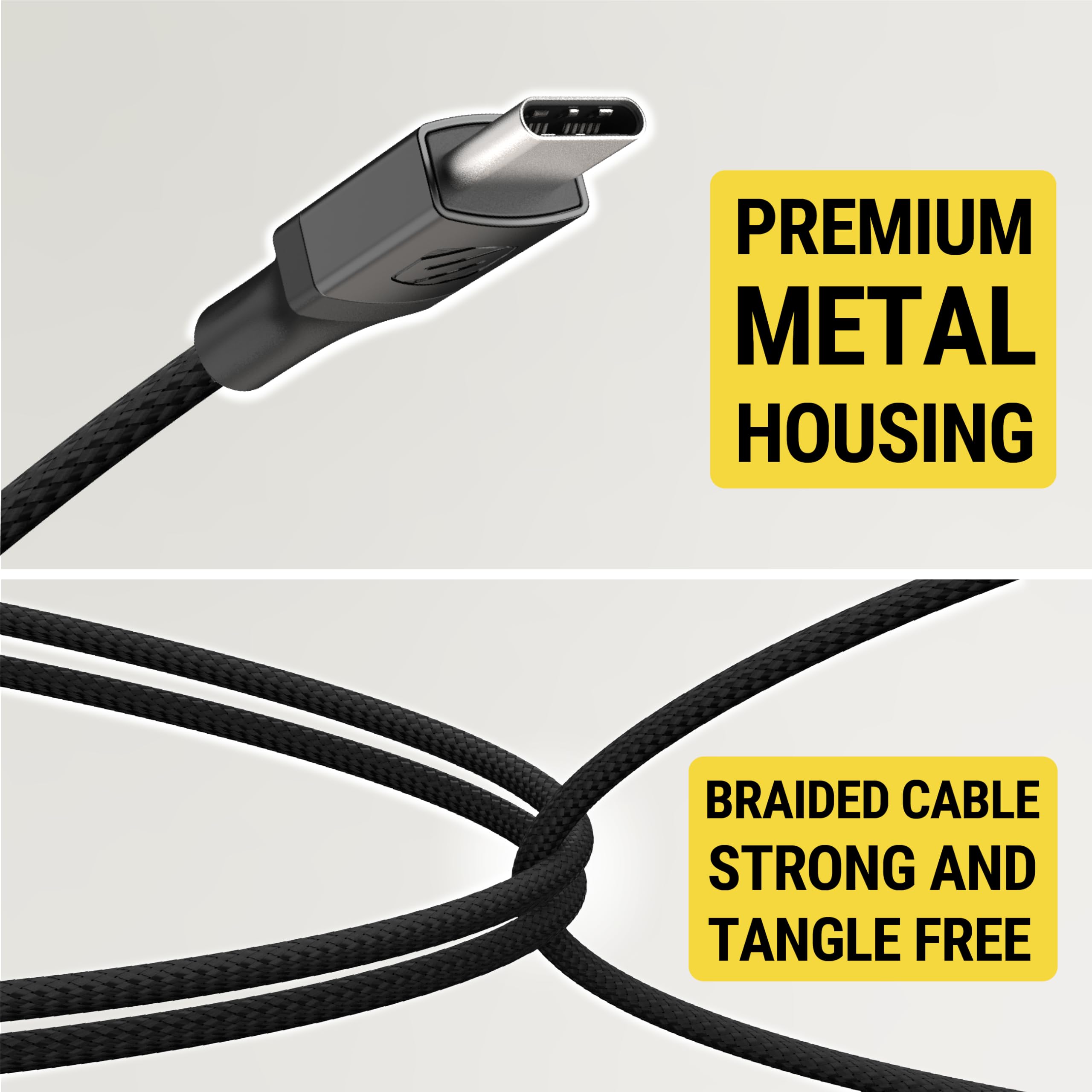 Scosche CAUXMICB4-SP Hookup Premium USB-C to 3.5mm Auxiliary Jack Adapter, Braided Audio Cable with Built-in Mic and Relocation Dock for Convenient Placement and Hands-Free Phone Calls - Image 5