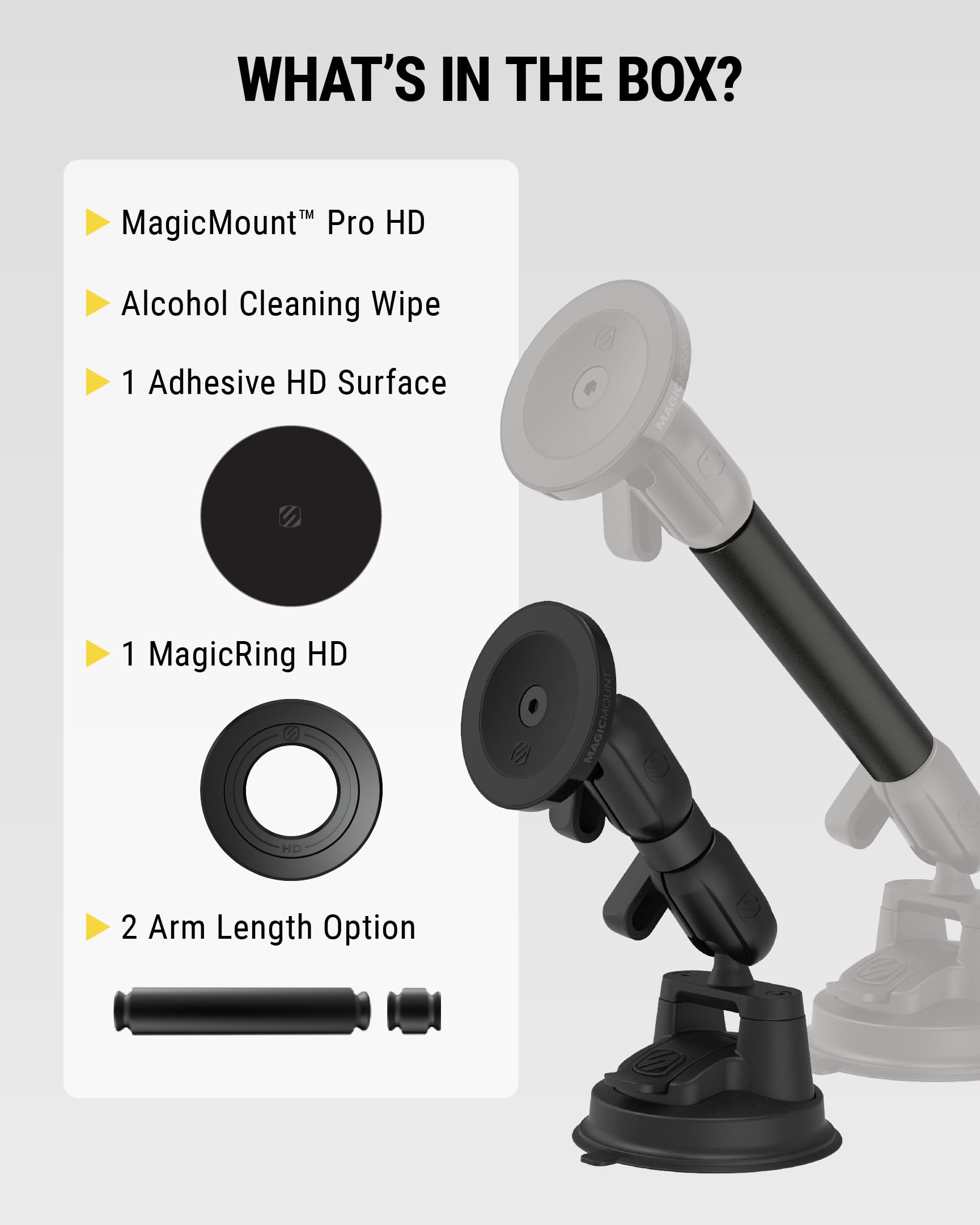 Scosche Extra-Strong Magnetic Cell Phone Car Mount/Tablet Holder for Truck, Semi, & Car, Heavy Duty MagSafe Suction Mount for Dashboard/Windshield Compatible with MagSafe, iPhone, Android & iPad - Image 7