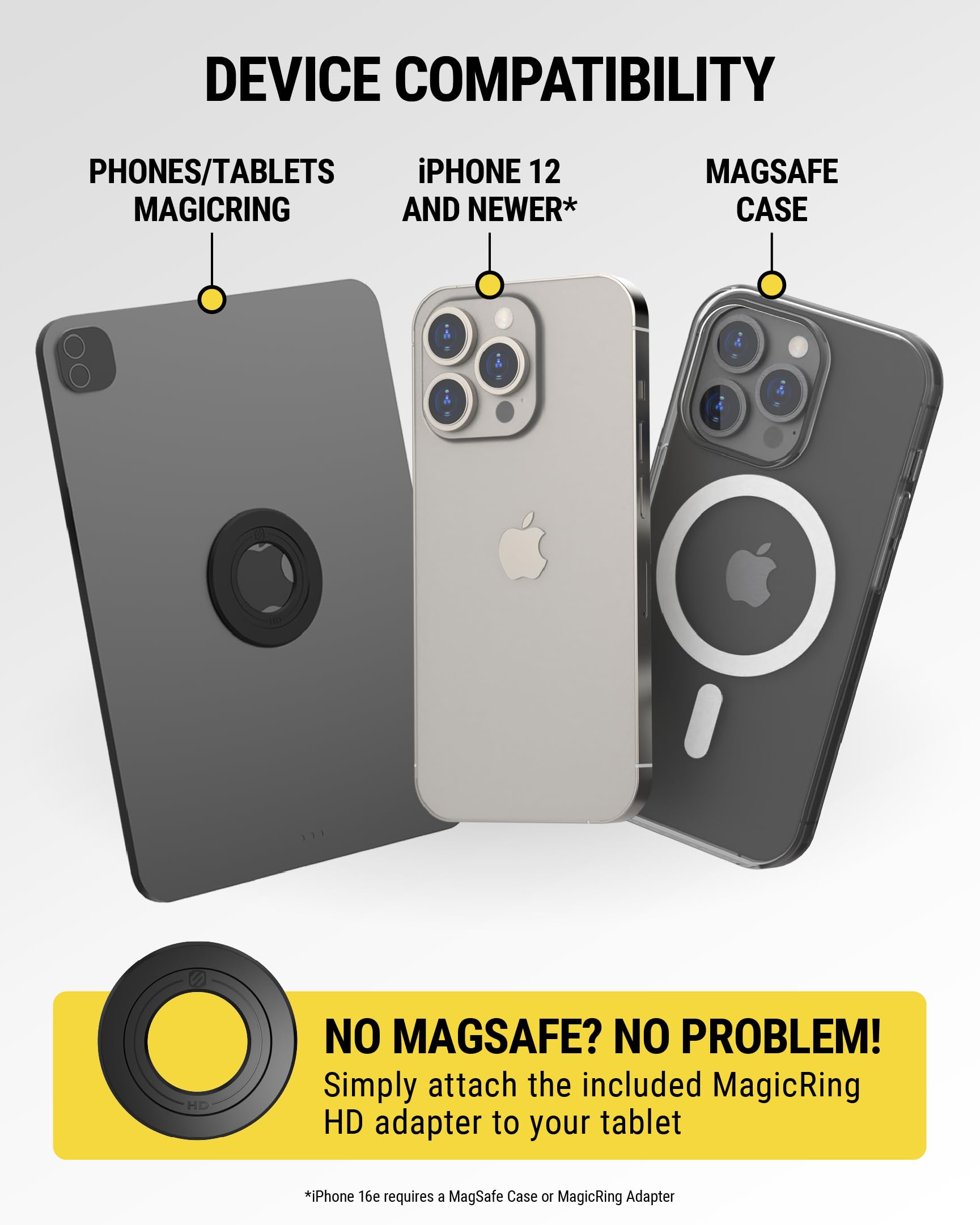 Scosche Extra-Strong Magnetic Cell Phone Car Mount/Tablet Holder for Truck, Semi, & Car, Heavy Duty MagSafe Suction Mount for Dashboard/Windshield Compatible with MagSafe, iPhone, Android & iPad - Image 8