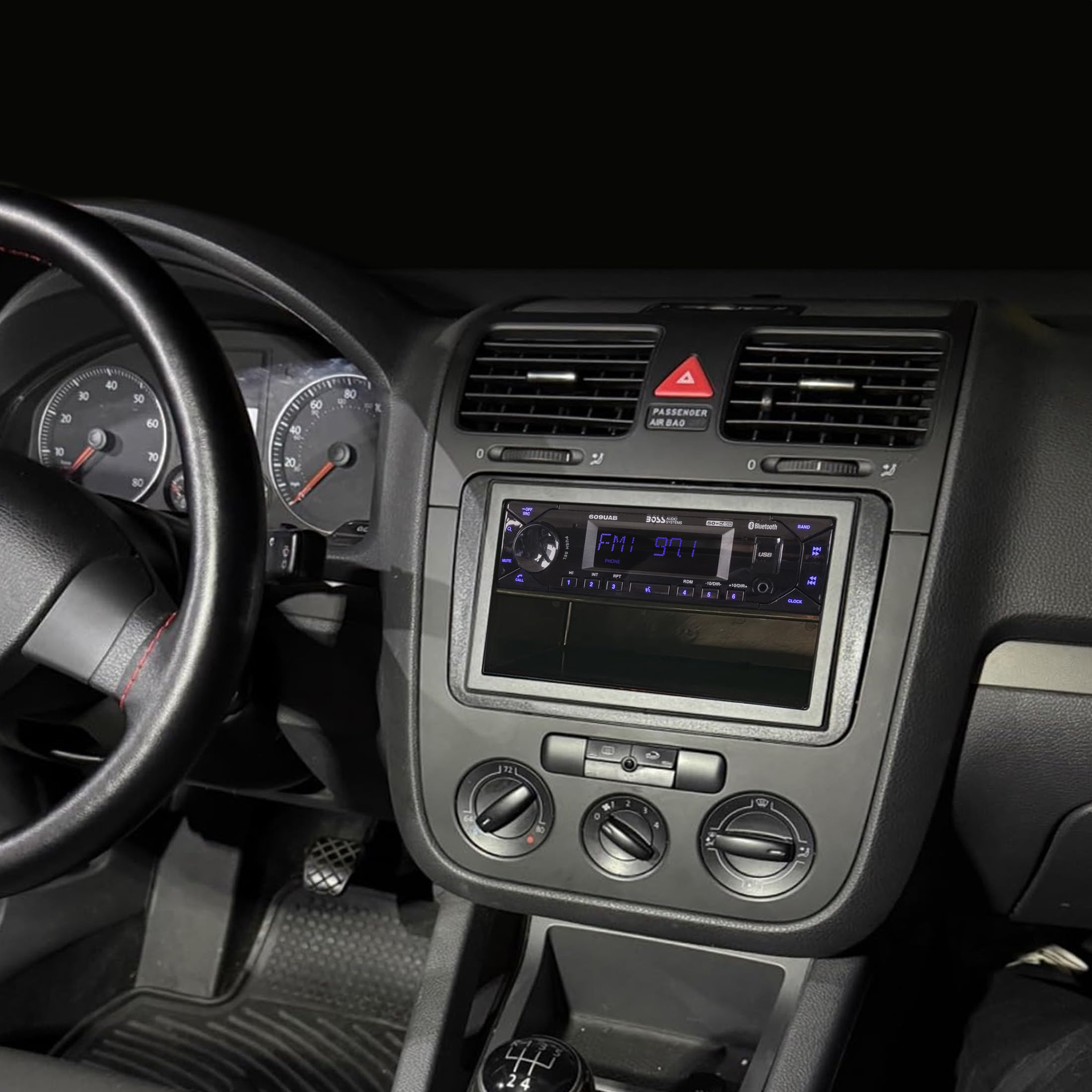 Scosche ICVW6BN Double DIN Radio Install Dash Kit Compatible with Select 2006-15 Non-Factory Amplified Volkswagen Vehicles - Complete Car Stereo Installation Kit - See Vehicle Fit Guide in Images - Image 10