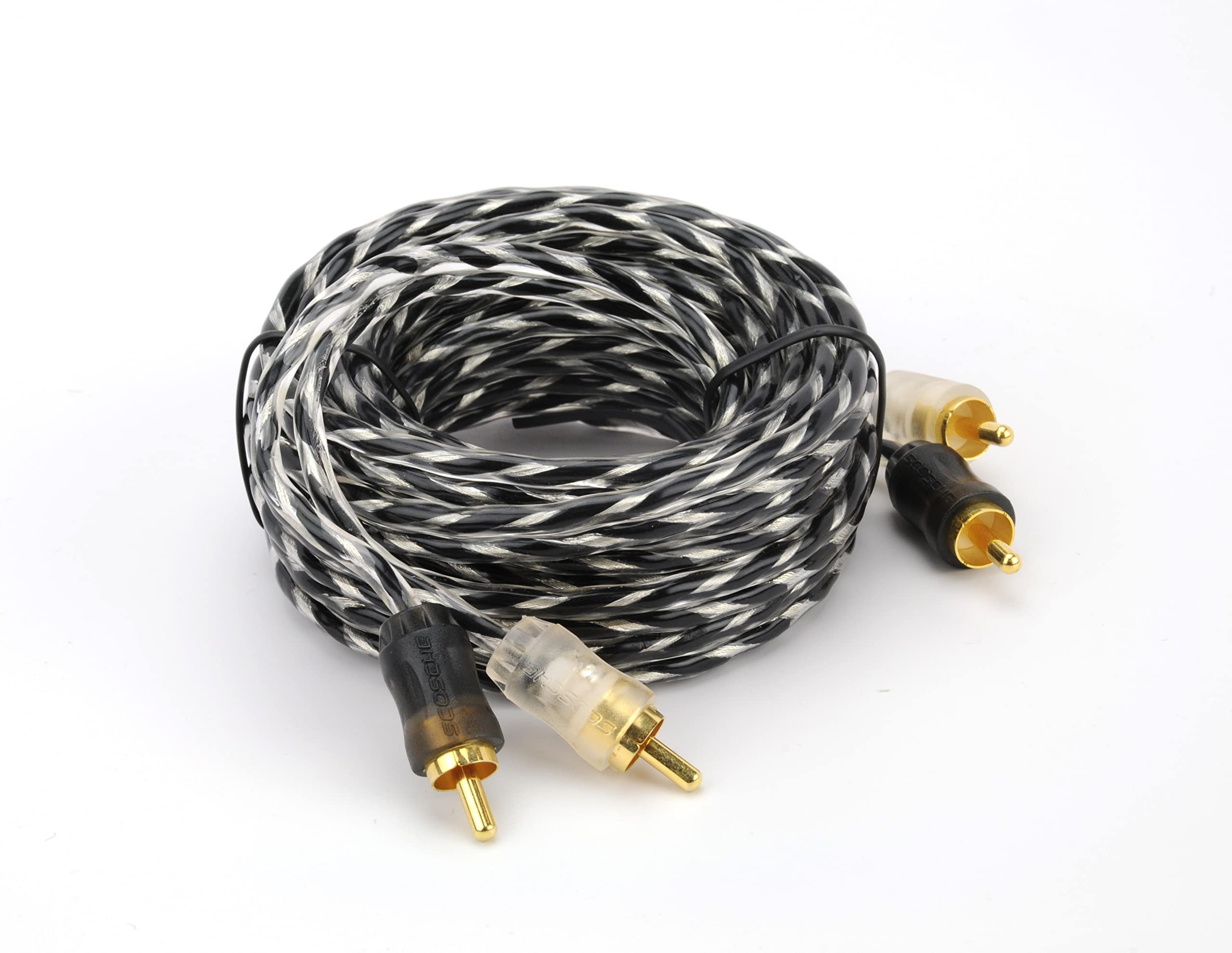 Scosche KDADCCSD Add-On Amplifier Install Wiring Kit - High Current Dual Car Amp Install Kit - Hybrid OFC Power/Ground Cable, Twisted Pair Audio Cables, Power Distribution Block and Wire Terminals - Image 3