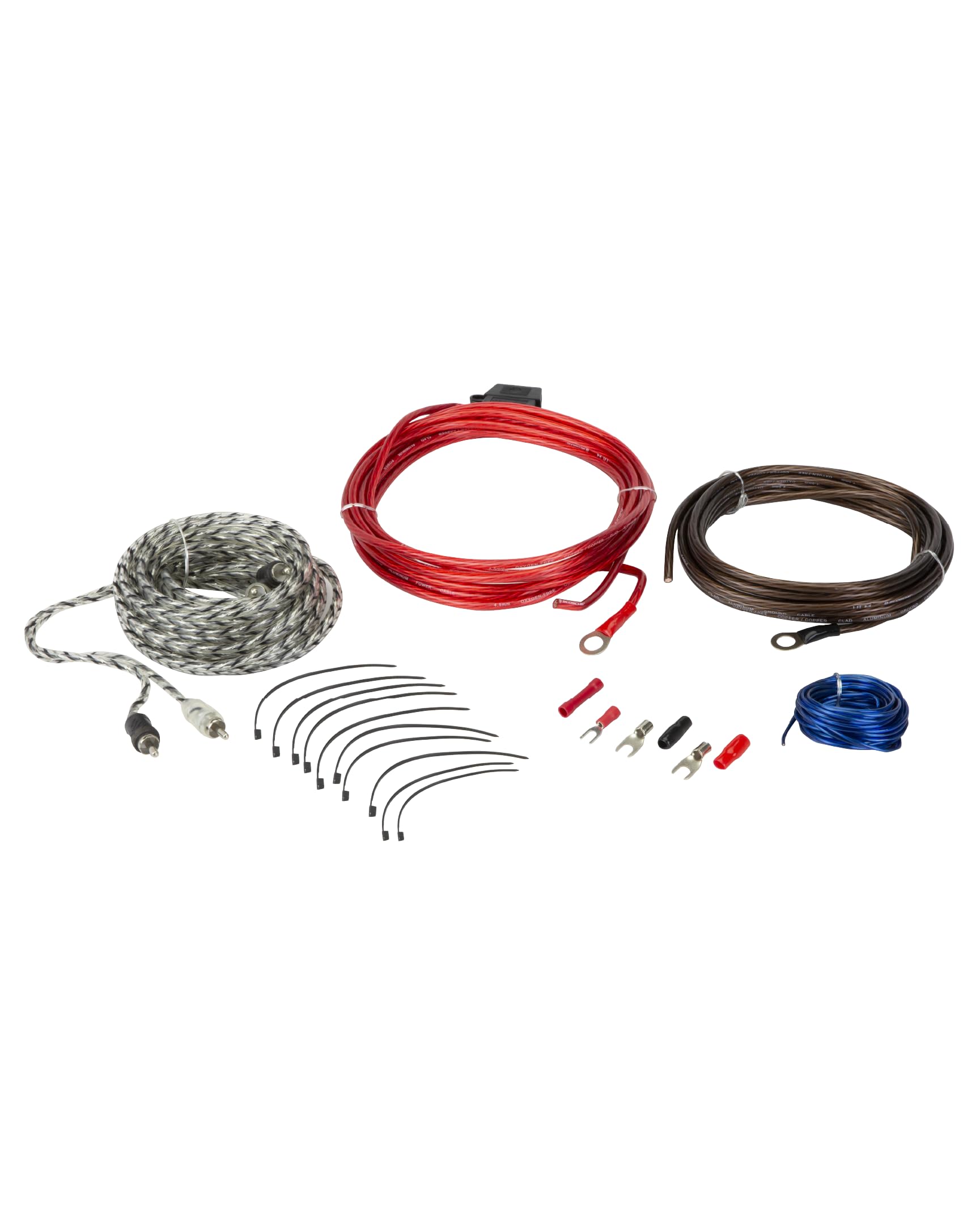 Scosche PSM12CCF 12 Gauge Power Sport Amp Wiring Kit, Complete Amplifier & Accessory Installation Kit for Car, UTV, ATV & Off-Road Vehicles w/Power & Ground Cables, RCA Cable, Fuse Holder & Terminals - Image 6