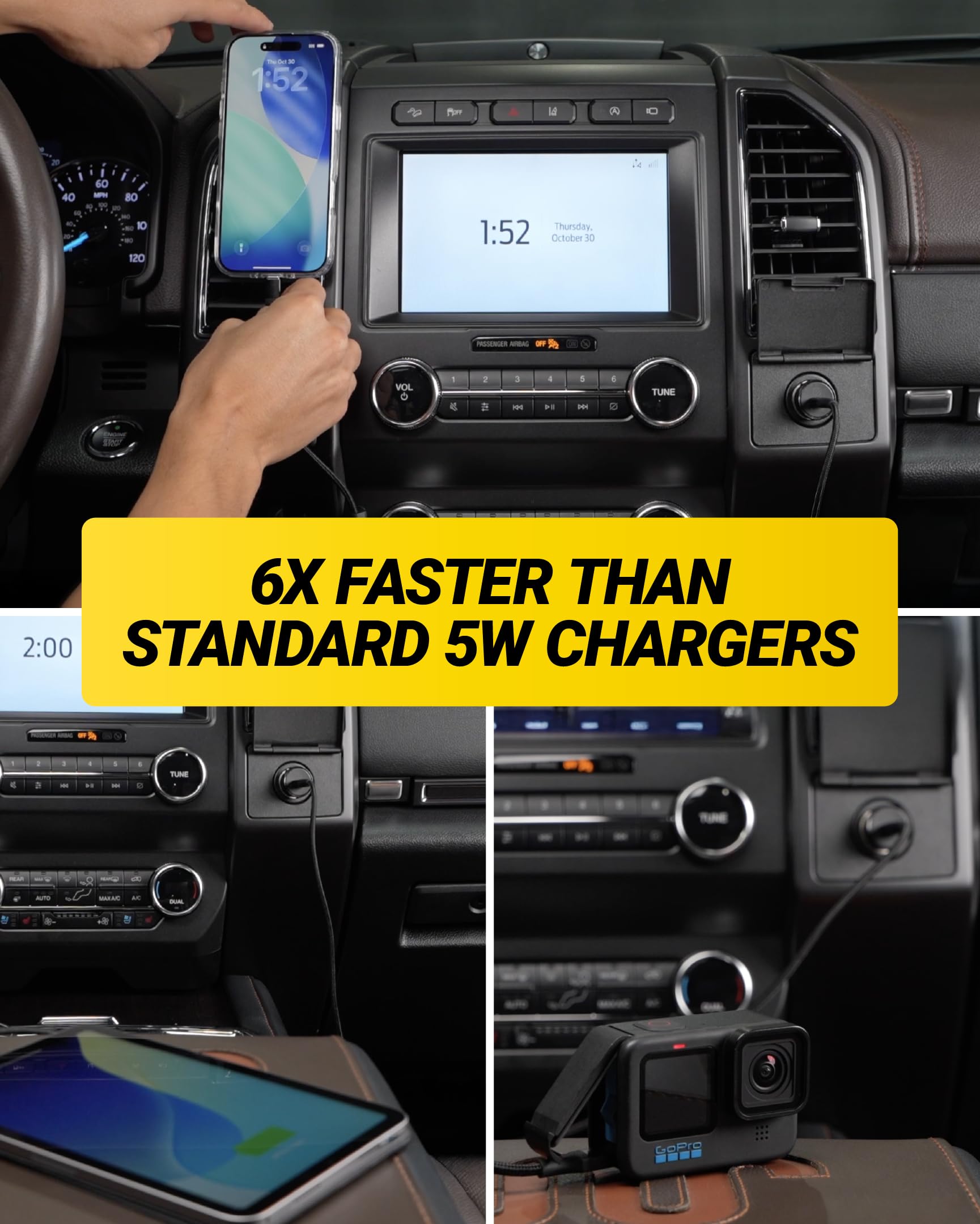 Scosche SCPDC30LC 30W USB-C Car Charger, Fast Charging 12V Cigarette Lighter Adapter with Power Delivery Compatible with iPhone, Samsung Galaxy, Pixel, iPad & More Android Phones, Tablets and Laptops - Image 4