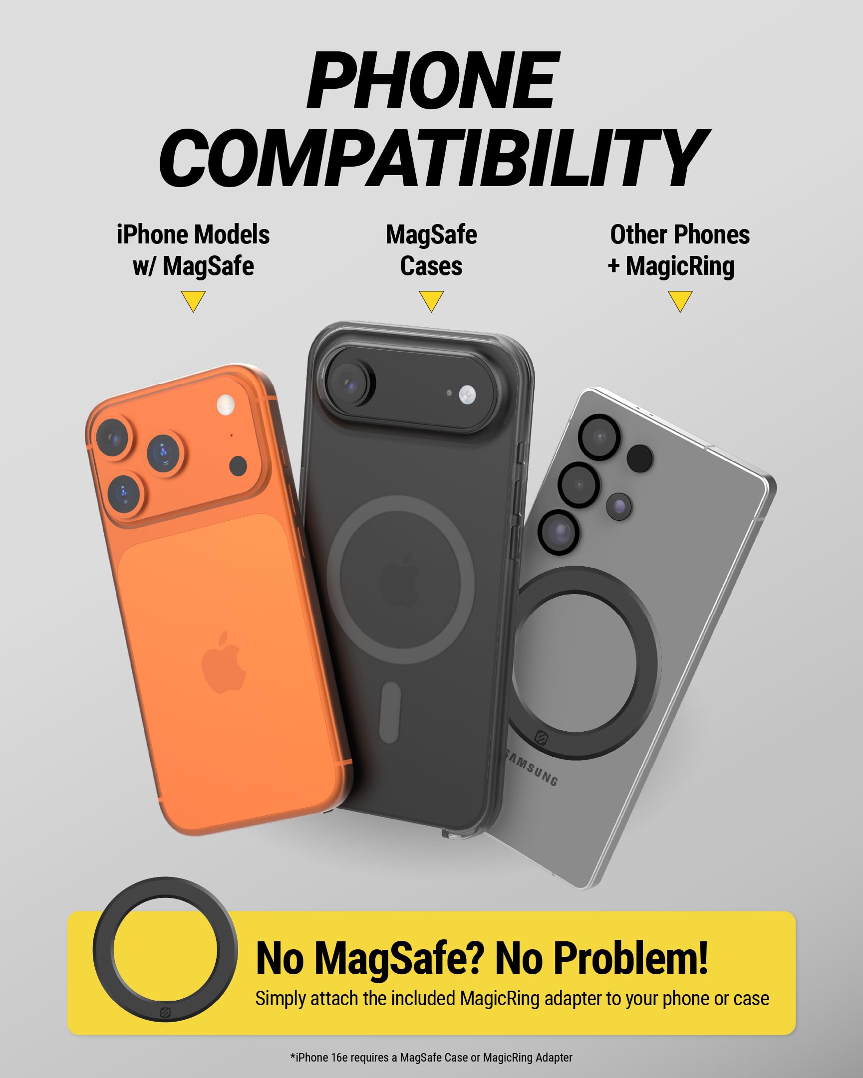 Scosche SMS2WD MagicMount MagSafe Suction Cup Phone Mount for Car Windshield/Dashboard Cell Phone Holder Compatible with Popsocket, Magnetic Stand Compatible with iPhone 17/16/15/14/13/12 & Android - Image 9